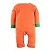 Big Elephant Baby Boys' 1 Piece Halloween Pumpkin Romper Pajama G86