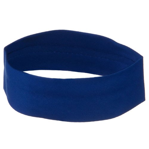 Straight Straw Hat Band - Royal W12S16C