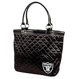 Oakland Raiders Quilted Tote, Black
