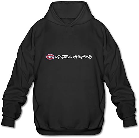 Nhl Montreal Canadiens Design Mens Hooded Sweatshirt Black
