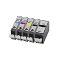 Canon CLI-521 / PGI-520 WITH CHIP - 5 Item Multipack Compatible In Cartridges for Canon Pixma IP3600 IP4600 kMP540 MP620 MP630 and MP980