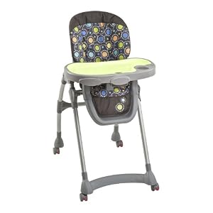 Evenflo Right Height High Chair - Atom Grey Evenflo Right Height High Chair - Atom Grey