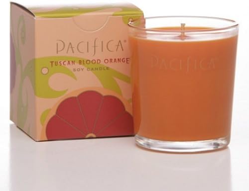 Pacifica Soy Candle, Tuscan Blood Orange 1 ea