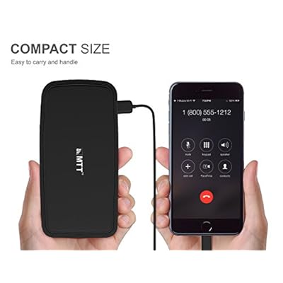 MTT Airpower 15i High Capacity Dual USB Output 15000 mAH Powerbank [Most Compact 15000mAh Design] (15000 Black)