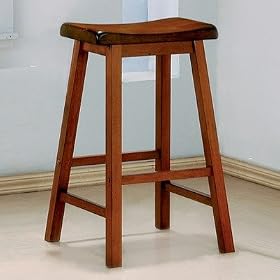 Click here to buy Aloha 29 Bar Stool in Oak [Set of 2] by Wildon Home.