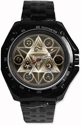 Custom Sport Metal Watch - Triforce Symbol the Legend of Zelda