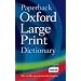 Paperback Oxford Large Print Dictionary
