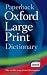 Books : Oxford Large Print Dictionary