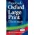 Paperback Oxford Large Print Dictionary