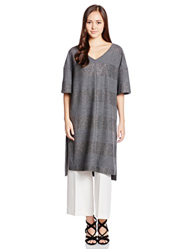 (グレースコンチネンタル)GRACE CONTINENTAL ラメボーダーチュニック