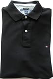 Mens Tommy Hilfiger Polo Shirt in Solid Black