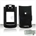 Solid Black Case Cover for Motorola V9 GSM RAZR 2 RAZR2 Protective Cell Phone Hard SNAP-ON Optional Belt Clip