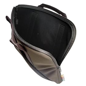 Laptop Slim Neoprene Skin Sleeve with Carrying Handle (Brown) for the Sony VAIO VGN-CR510E 14.1-inch Laptop