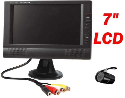 4UCAM 7 LCD Wireless Truck RV Backup Rear view Camera With Color LCD Monitor + Night Vision
