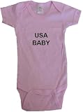 USA BABY - Country Series - White, Blue or Pink Onesie / Baby T-shirt