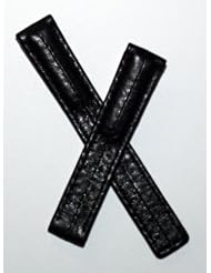 Black Buffalo Grain leather watch band to fit TAG Heuer S/el (SEL Sport Elegance) ladies models listed below