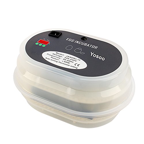 YosooÂ® Automatic Egg Incubator Chicken Incubator Poultry Reptile Hatcher Digital Egg Incubator Poultry Hatch