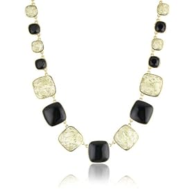 how make necklaces Kate Spade New York Cobblestone Black and
