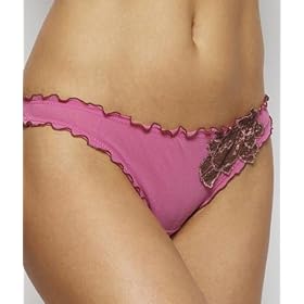Hanky Panky Gilded Rose Mesh Thong Panty
