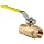 Apollo 64-100 Series Brass Ball Valve, Two Piece, Inline, Lever, NPT Female