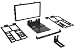 Scosche HA1566B ISO Installation Kit for 1990-Up Honda/Acura Double with 2 Single DINS or 1 Double DIN