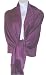 70% Pashmina 30% Silk Paisley Self-Design Shawl / Wrap / Stole - Eggplant