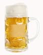 Plastic 1 Liter Dimpled Beer Stein - Krug - Mass - 35 oz.