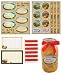 Karen Foster Design Bottle It Up Canning and Gift Label Kit Harvest