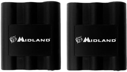 Midland AVP7 Rechargeable Battery Packs for Midland HH54, XT511 and GXT Series GMRS Radios (Pair)