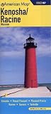Kenosha/Racine, Wisconsin Street Map (American Map)