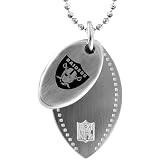 Team Titanium Oakland Raiders Steel Two Piece Dog Tag