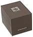 Anne Klein Women's 10/9956WTOR  Swarovski Crystal Accented Gold-Tone Orange Resin Bracelet Watch