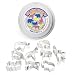 Creative Products Mini Animal Cracker Cookie Cutter Set, Set of 9