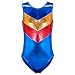 One-piece Shining Double-V Gymnastics Athletic Leotard for Little Girls