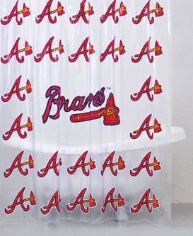 Atlanta Braves Shower Curtain