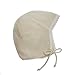LANACare Baby Hat - Newborn Hats for Girls or Boys - Natural White w/Lace, 50