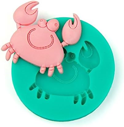 Lovely Mold : Cartoon Crab Shape Fondant Chocolate Mold Silicone Cake Moulds Household DIY Cake Baking Tools