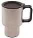 Sports : Max Fuchs Tasse, Edelstahl,doppelwandig, 400 ml, Kunststoffgriff, Deckel