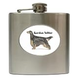 Gordon Setter Hip Flask (6 oz)