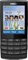 Nokia X3-02 Handy (6.1cm (2.4 Zoll) Touch&Type Display, Bluetooth, WLAN, microSD, 5 MP Kamera) dark metal