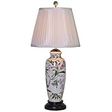 Tall Lily Ginger Jar Porcelain Table Lamp