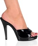 Women's 4 1/2 Inch Stiletto Heel Platform Slide