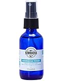 Rose Water Facial Spray withOrganic Kombucha Toner Extract - Handcrafted (3 Month Supply) by GetKombucha® - ONLY PRODUCT OF ITS KIND - 100% Certified Bulgarian Rosewater Mist Provides A Natural Hydrator for Hair And Dry Skin - Kombucha Extract Controls Oil And Acne Prone Faces. - Works for Women, Men, and Kids of Any Skin Color or Complexion - 2 Ounce Blue Cobalt Glass Bottle w/ Pump - Shelf Stable - TSA Travel Approved - Packed With Natural Antioxidants and Anti-Inflammatory Qualities - Experience Dramatically Improve and Refresh Your Face, Eyes, and Body, or 100% Money Back Guarantee !