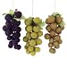 Sugared Fruit Decorative Large Beaded Green Grapes Christmas Ornament 9"