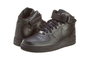 Nike Air Force 1 Mid '07 - Black / Black, 8.5 D US