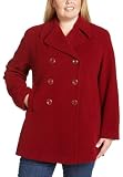 Jones New York Women's Plus Double Breasted Coat