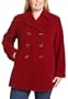 Jones New York Women's Plus Double Breasted Coat