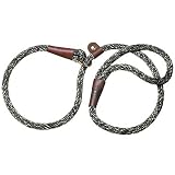Mendota Braided British Style Slip Lead (Color=White,Size=1/2 inch x 4 foot)