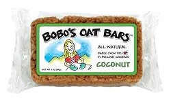 Bobo's Oat Bars All Natural, Coconut, 3-Ounce Packages (Pack of 12)