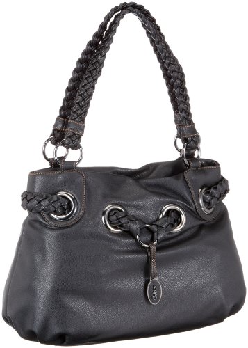 Gabor Bags Francis 5715 60, Damen Umh&auml;ngetasche, schwarz, (schwarz 60), 43x16x30